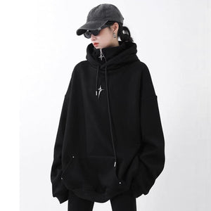 Stay Stylish and Cozy with Our Women's Hooded Shell Jacket Sweater