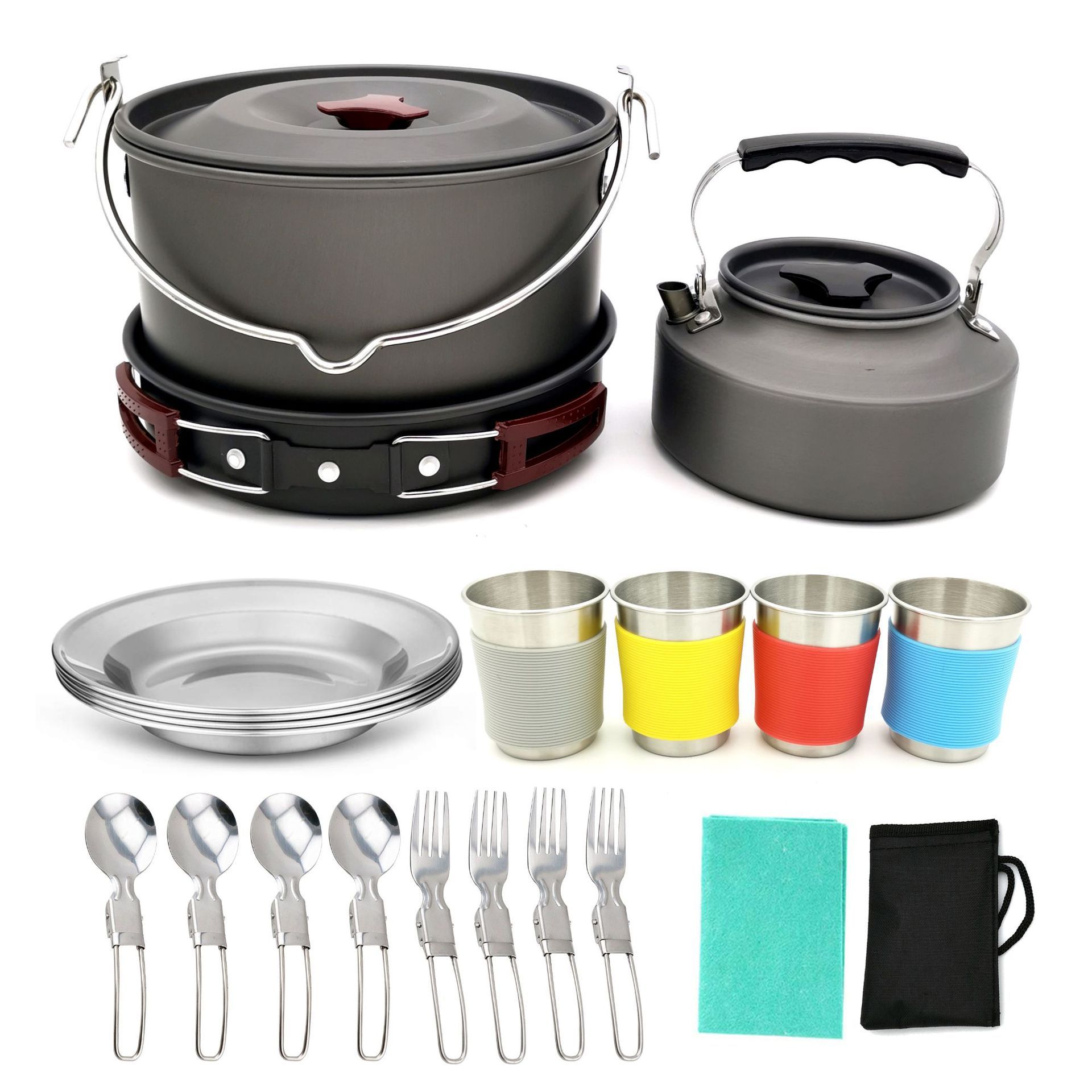 Camping Cookware Oven Aluminum Pot