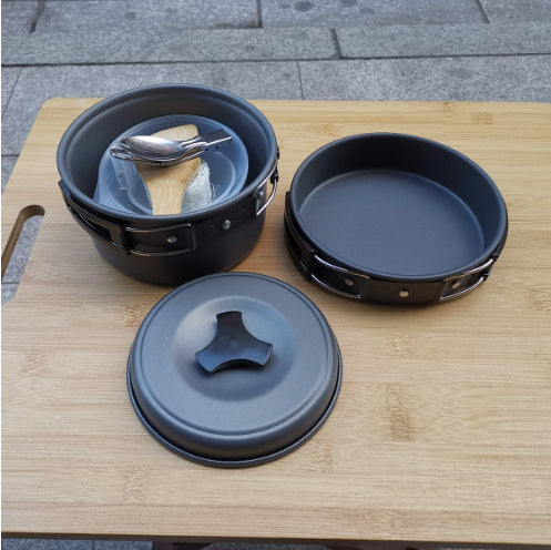 Outdoor camping cookware set