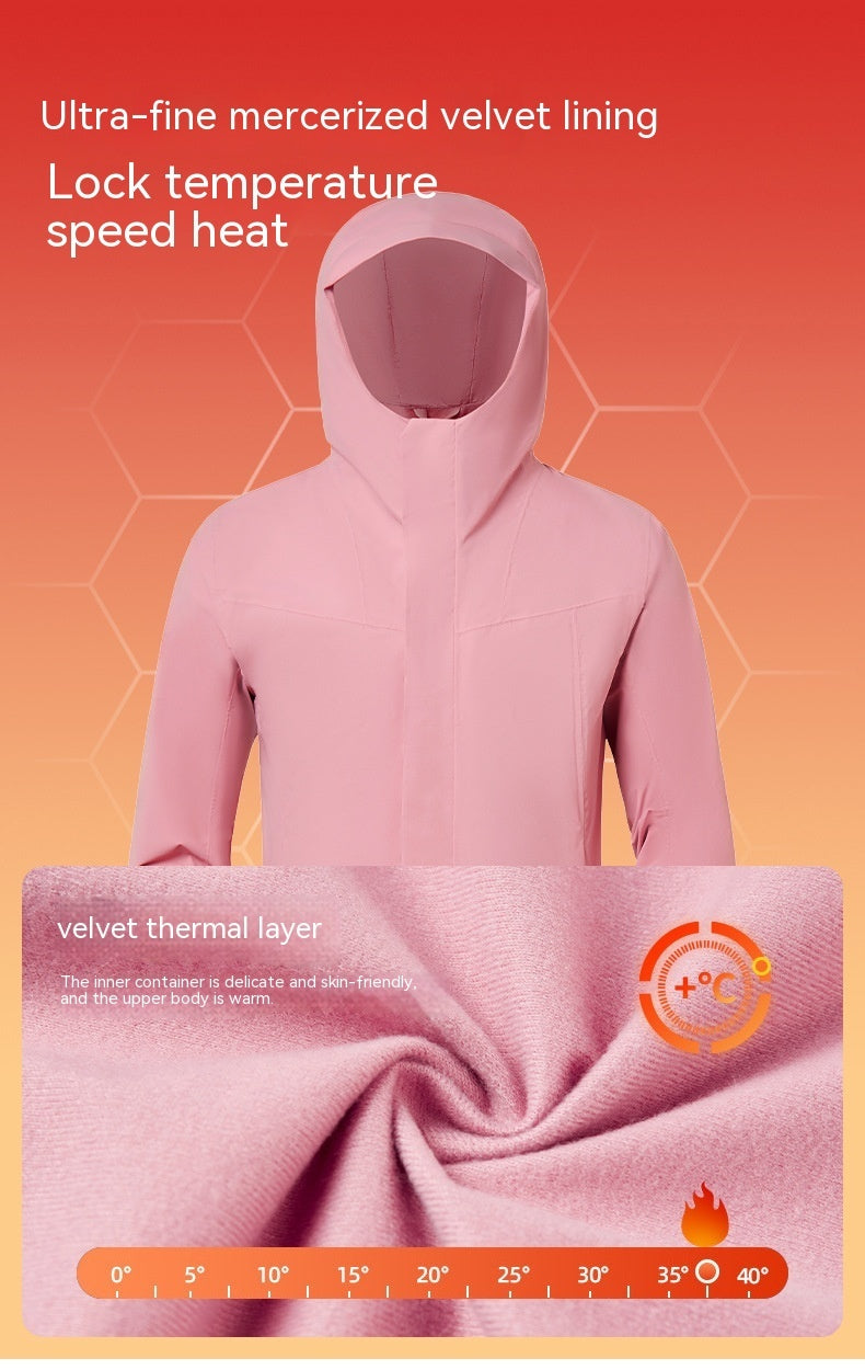 Wool Lined Warm Soft Shell Jacket