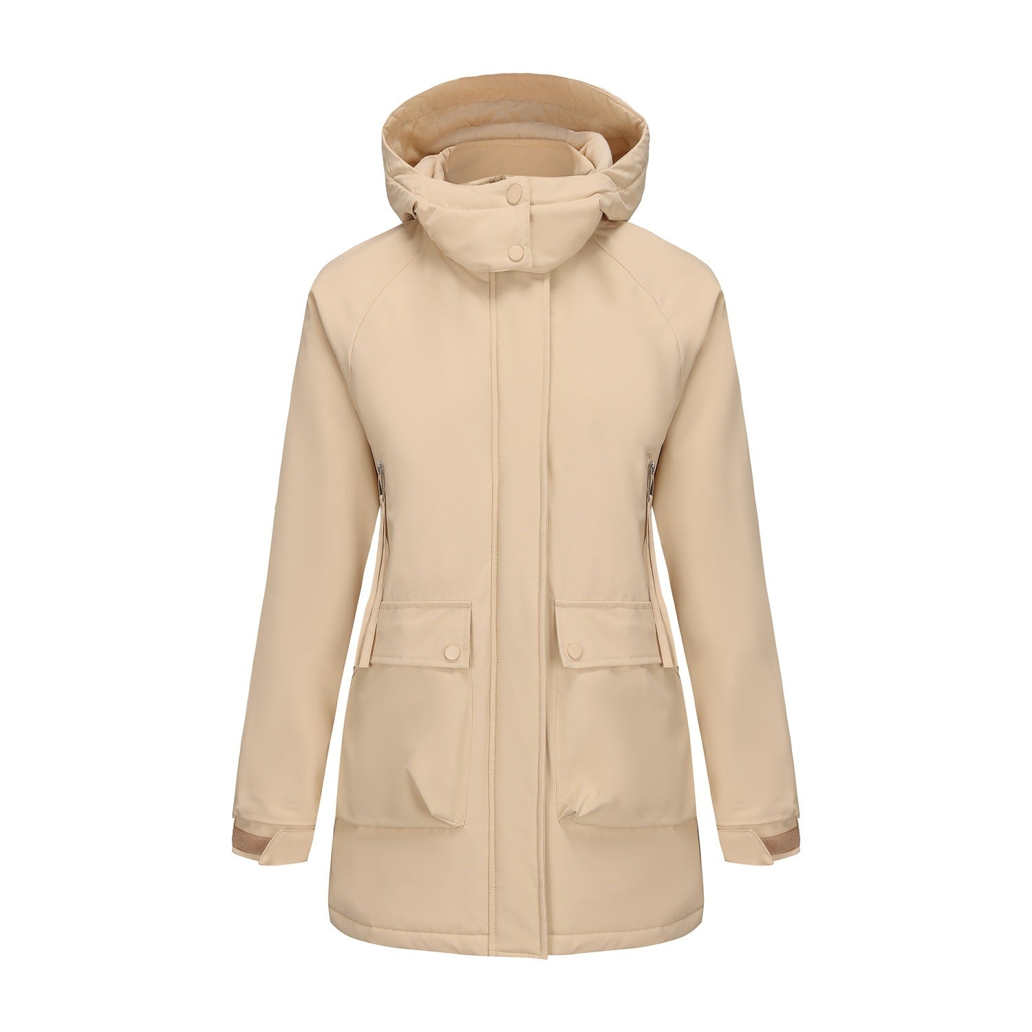 Parka Fleece Padded Coat Shell Jacket
