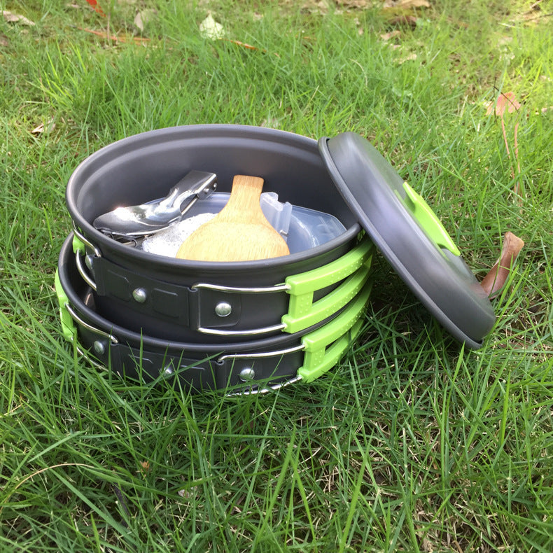 Outdoor camping cookware set