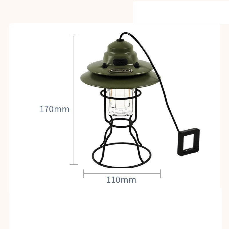 Portable Retro Barn Lantern