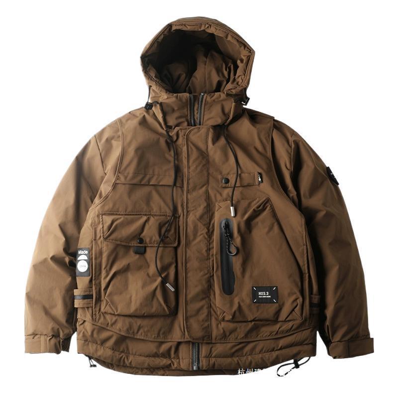 Winter Workwear Hooded Down Jacket