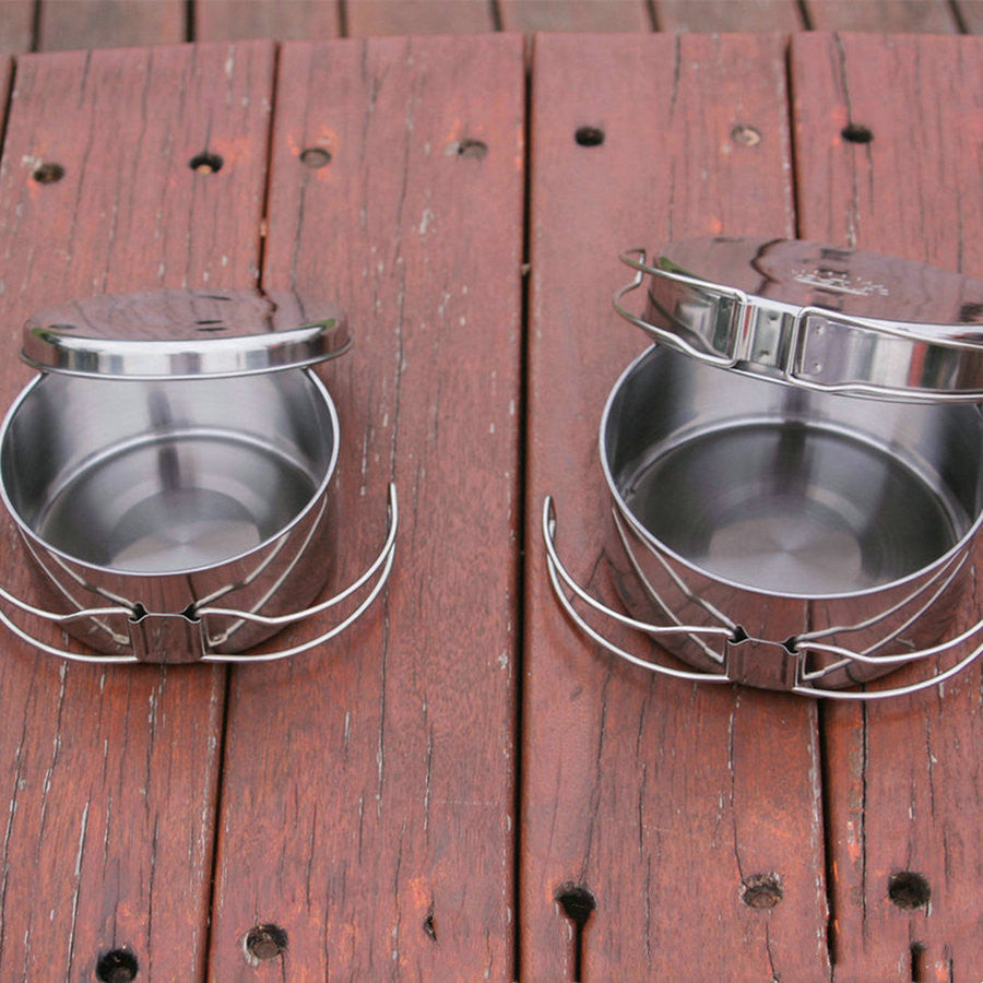 Outdoor Stainless Steel Cookware Suit