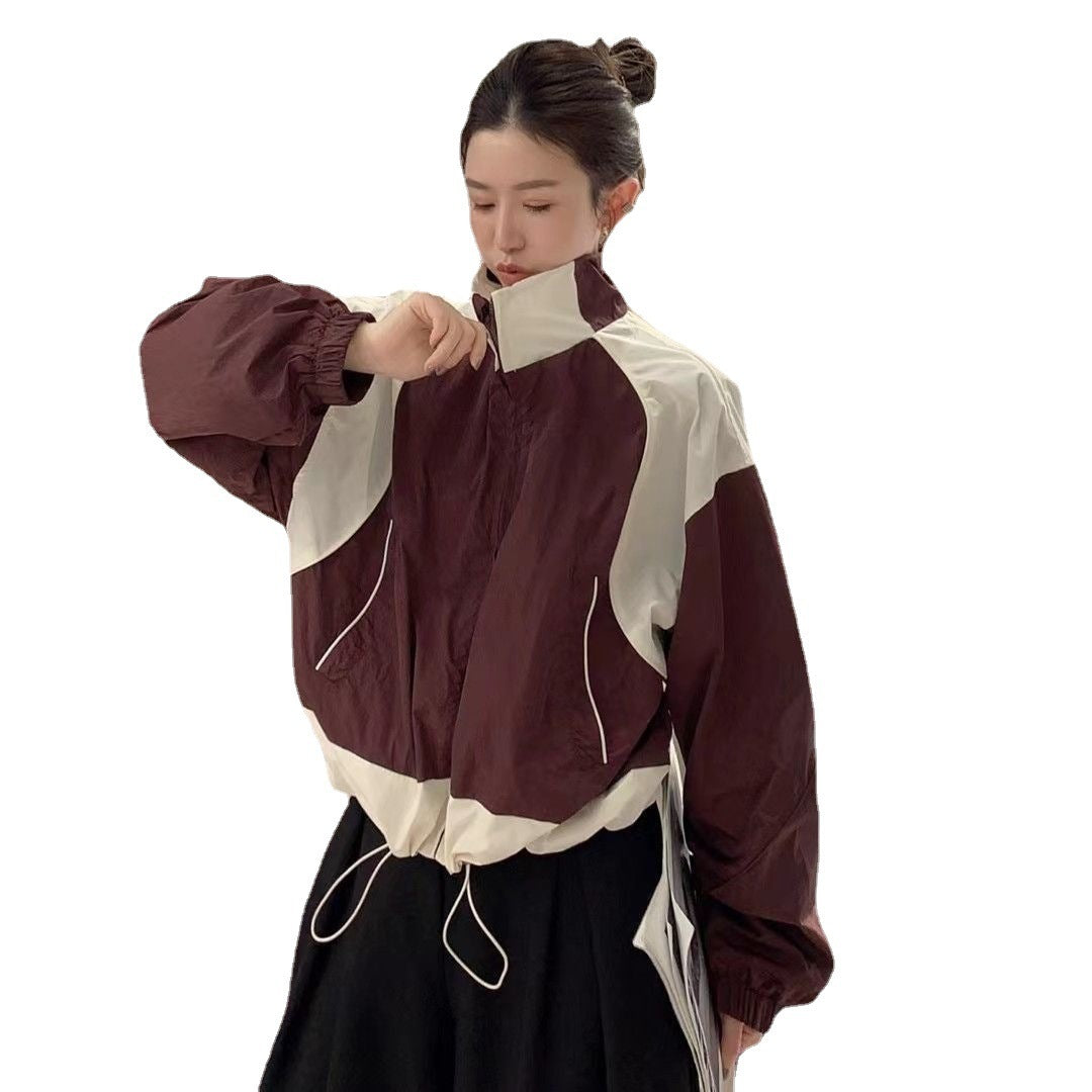 Vintage Top Stitching Shell Jacket