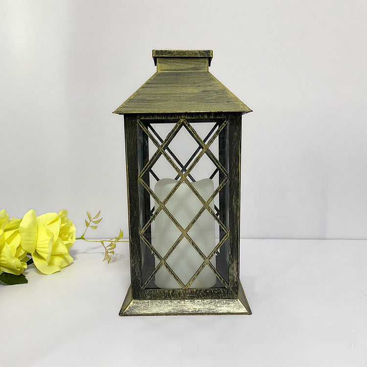 Outdoor Solar LED Plastic Lantern