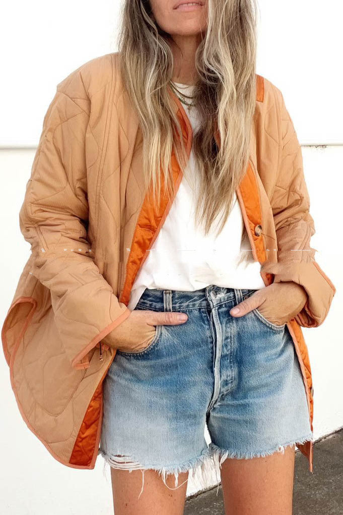 Double Patch Pocket Jacket For Women