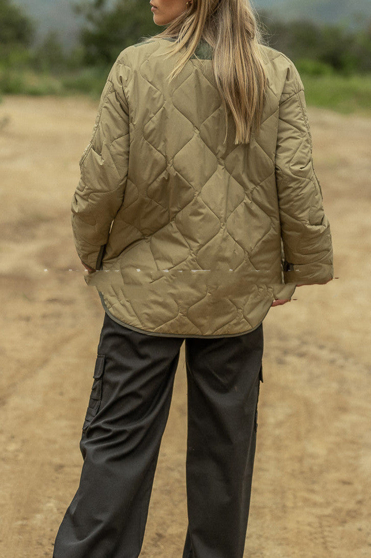 Double Patch Pocket Jacket For Women