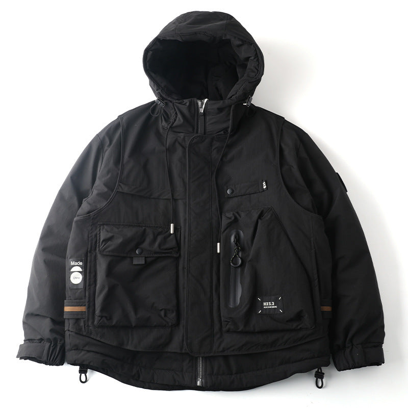 Winter Workwear Hooded Down Jacket