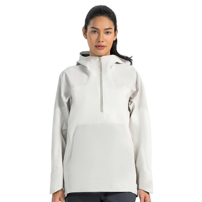 Women's Same Color Matching Shell Jacket