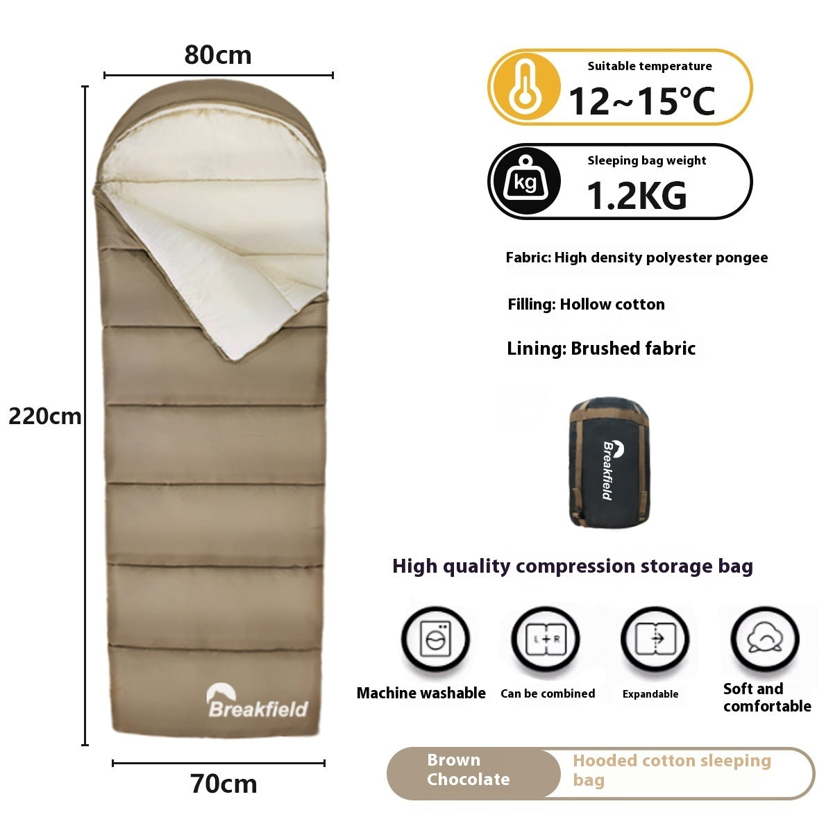 Outdoor Cotton Sleeping Bag
