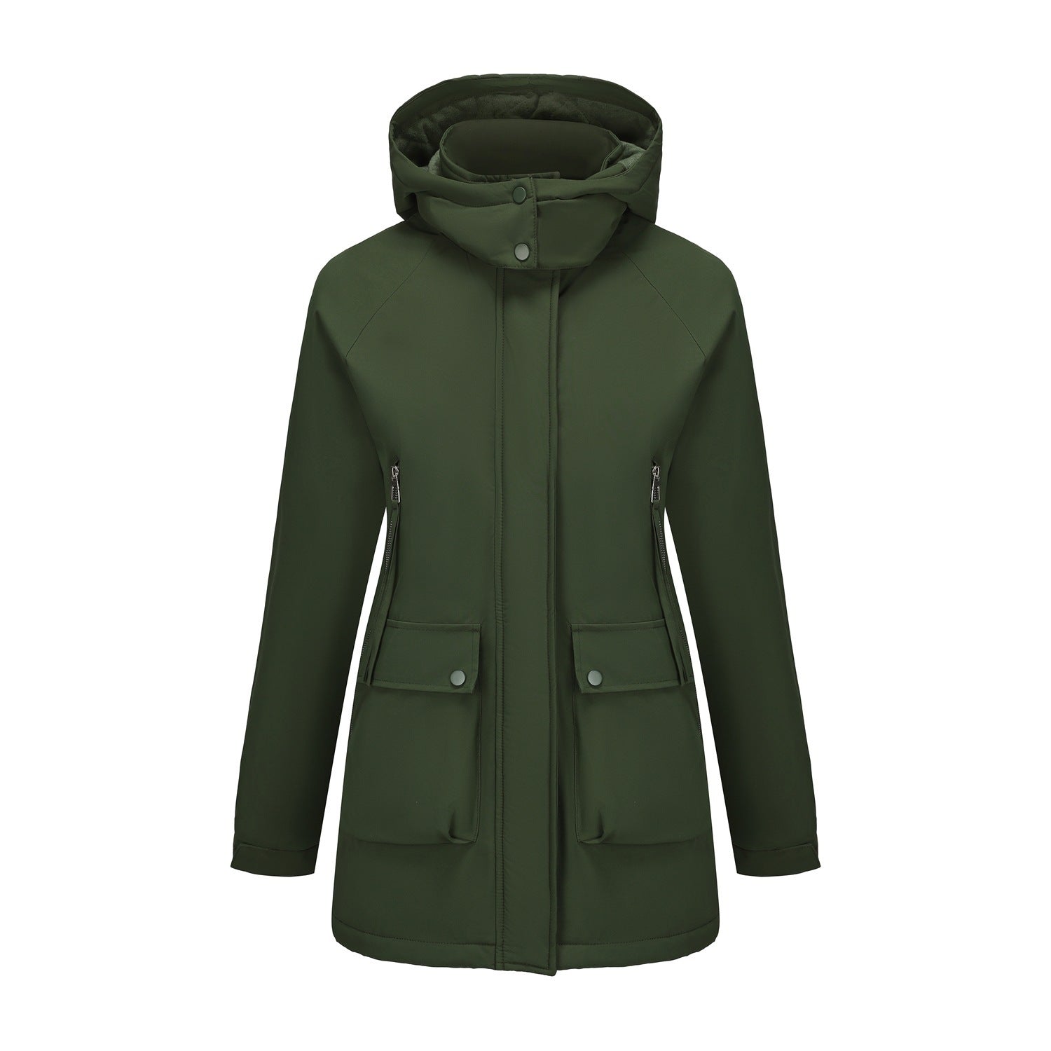 Parka Fleece Padded Coat Shell Jacket