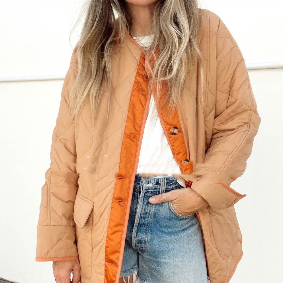 Double Patch Pocket Jacket For Women