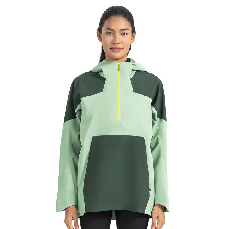 Women's Same Color Matching Shell Jacket