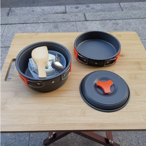 Outdoor camping cookware set