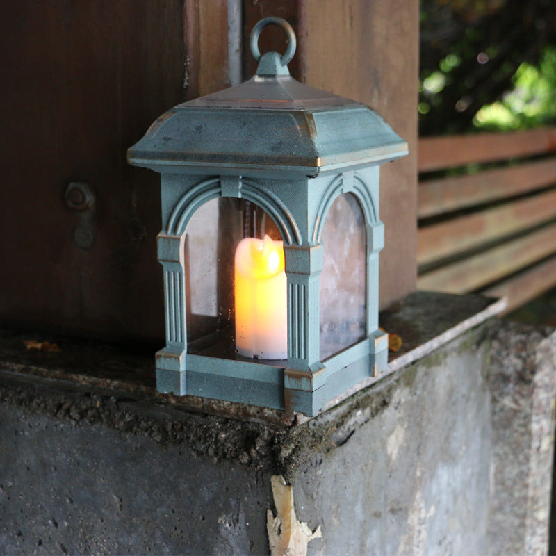 Outdoor Solar Swing Candle Lantern