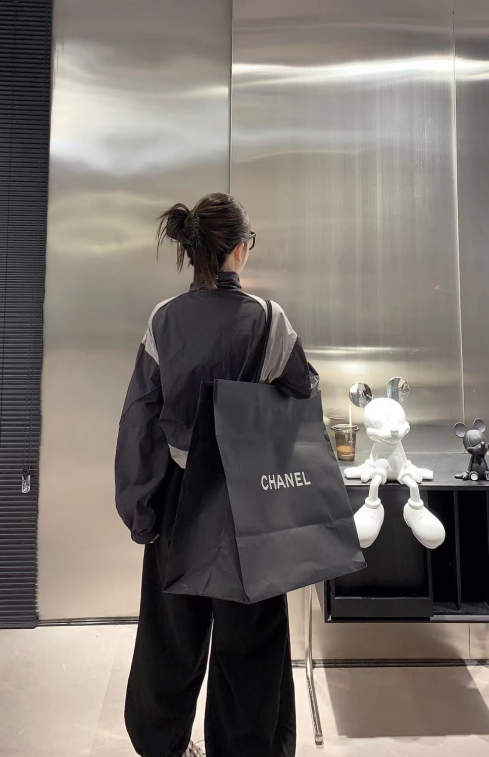 Vintage Top Stitching Shell Jacket