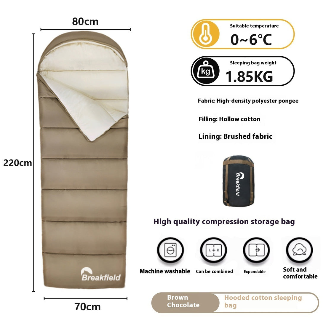 Outdoor Cotton Sleeping Bag