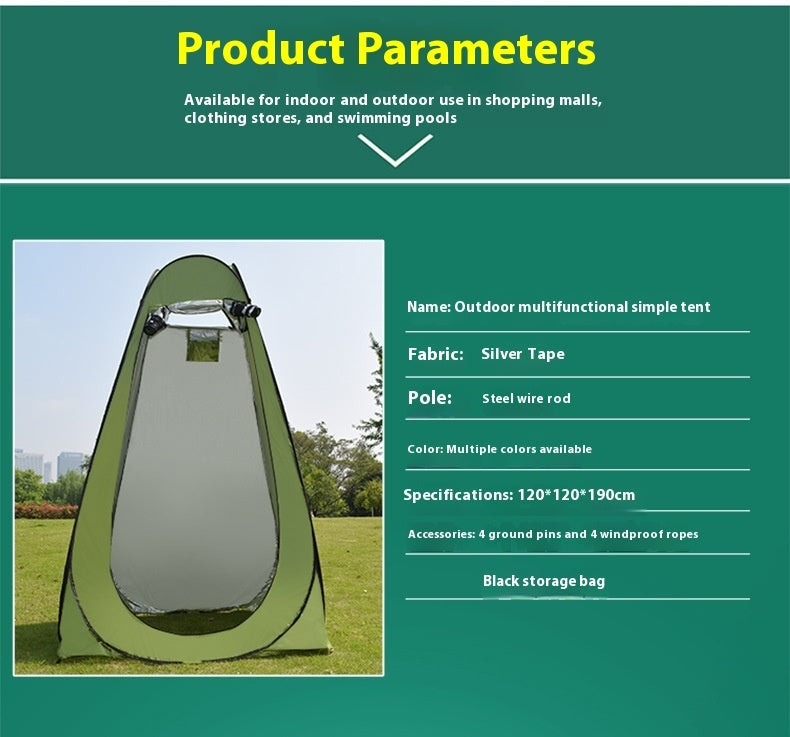 Outdoor Camping Toilet Tent