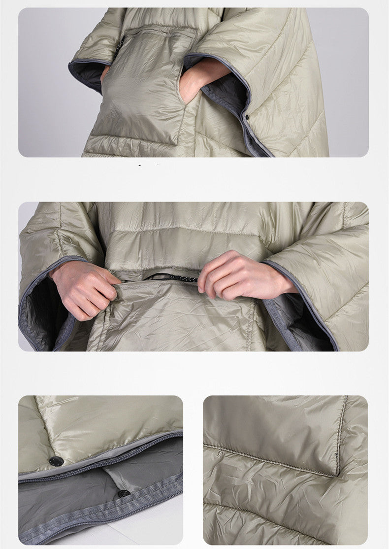 Wearable Cape Sleeping Bag Outdoor