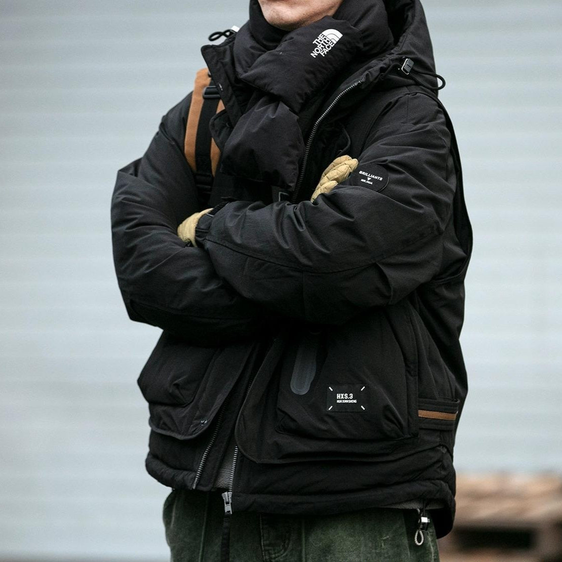 Winter Workwear Hooded Down Jacket