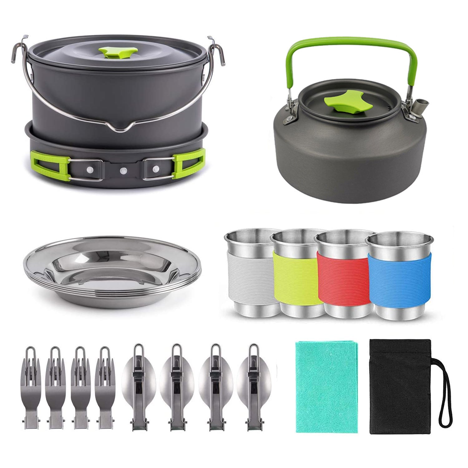 Camping Cookware Oven Aluminum Pot