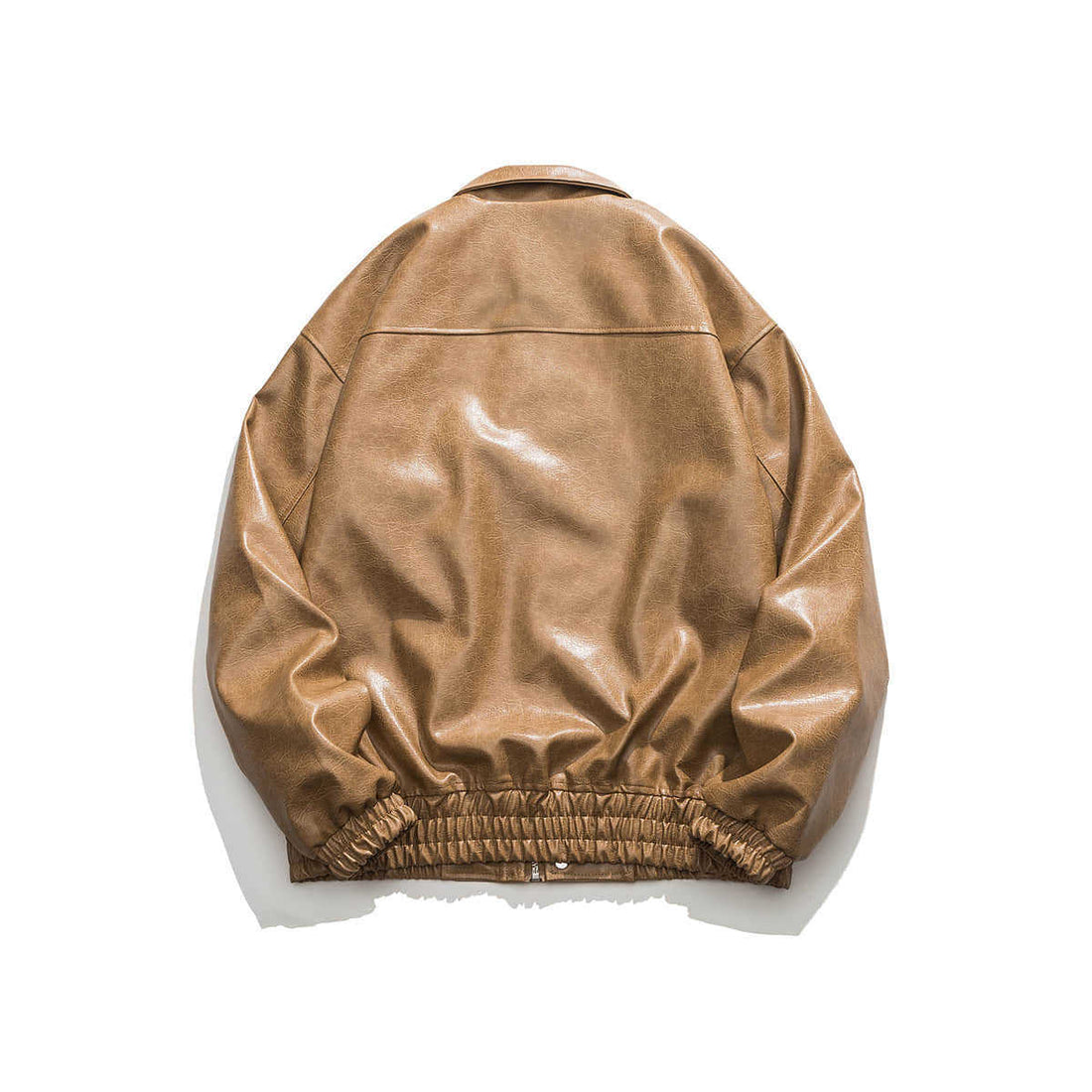 Pocket Vintage Leather Motorcycle Jacket