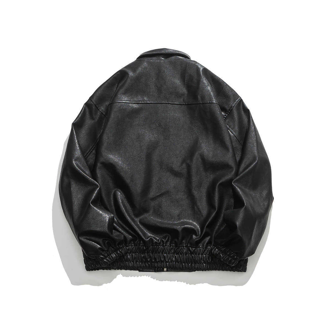 Pocket Vintage Leather Motorcycle Jacket