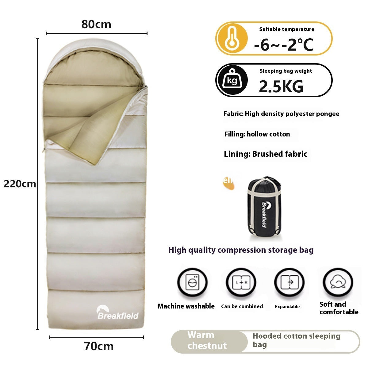 Outdoor Cotton Sleeping Bag