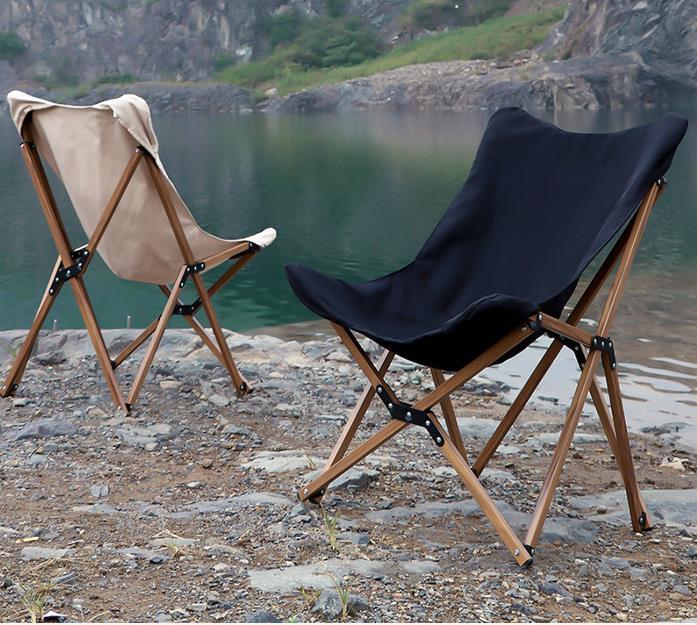 Folding Wooden Camping Chair